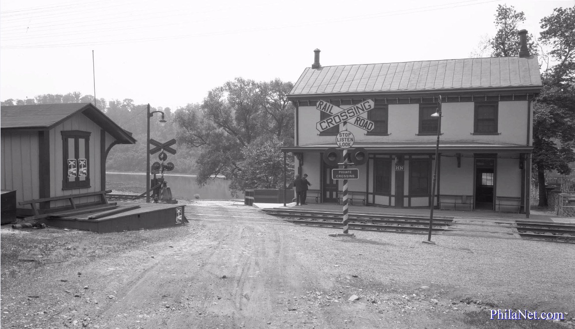 Shawmont, Philadelphia, Train Station in 1929