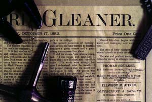 Picture of the News Gleaner from 1882