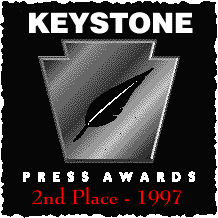 2nd Place - 1997 Keystone Press Awards